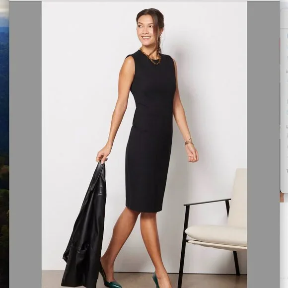 azazie black dresses Spanx Women's AirEssentials Tee Dress - White - Size XL